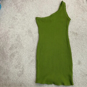 Urban Outfitters Ribbed One Shoulder Dress Size Medium